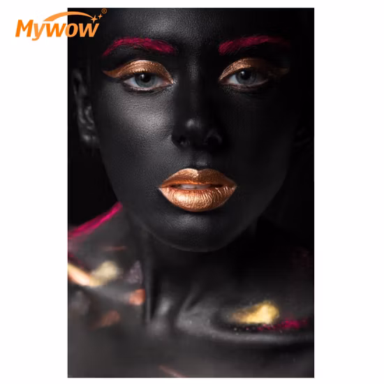 Pittura appesa Metallo Diamante Ritratto Pittura a olio Arte della parete Pittura 3D di lusso Arte della parete