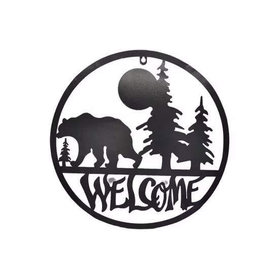 KOCEL Stampa 3D personalizzata da parete in metallo per decorazioni murali per la casa e l'esterno